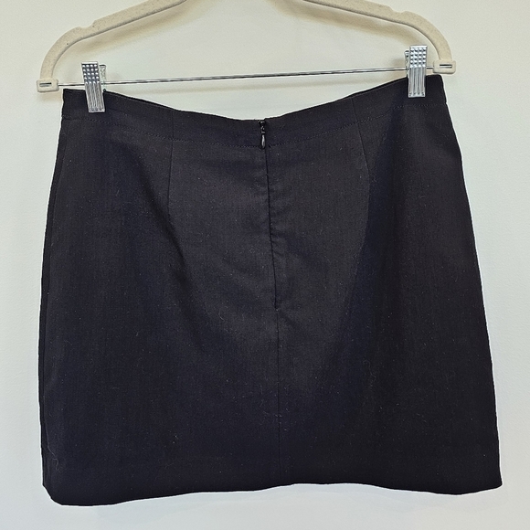 H&M Black Short Tailored Skirt Size 10 - Picture 5 of 8